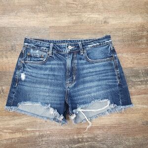 American Eagle Outfitters Distressed Cut Off Raw Edge Jeans